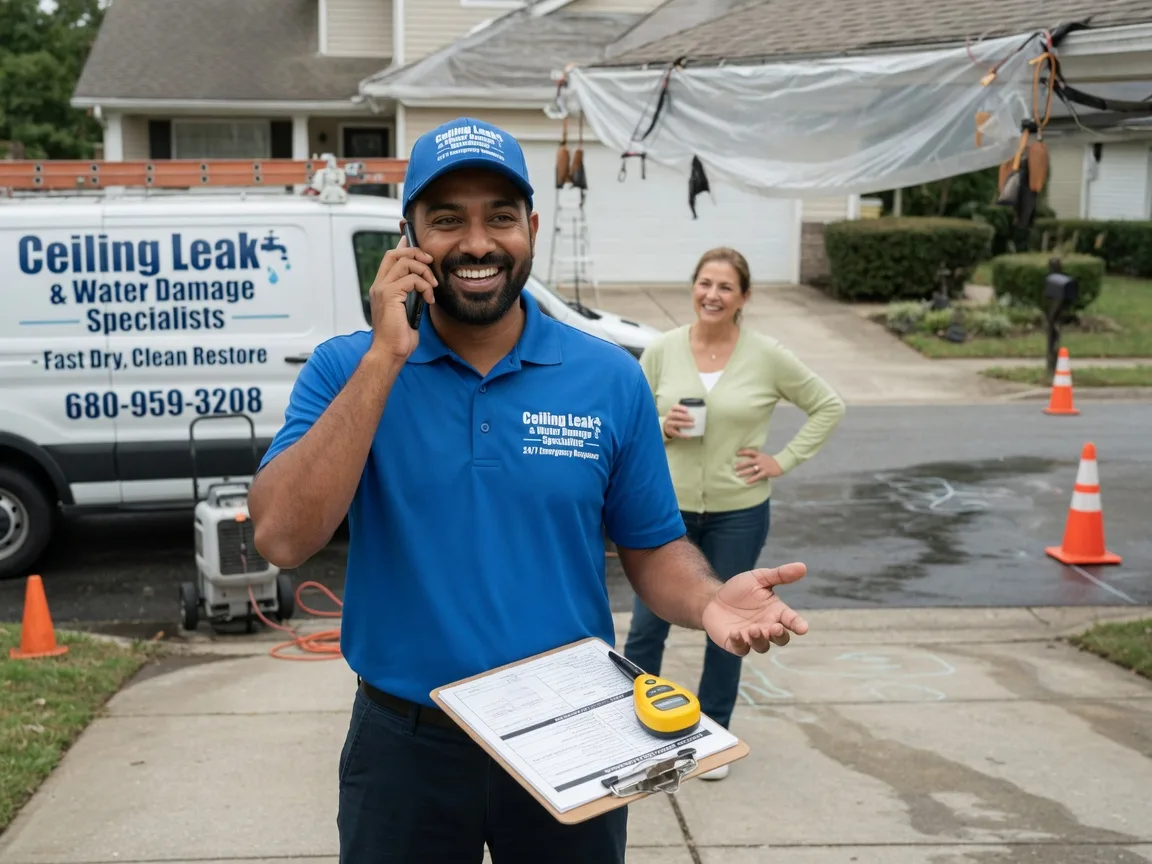 Ceiling Leak Cleanup Odanah, WI FAQs